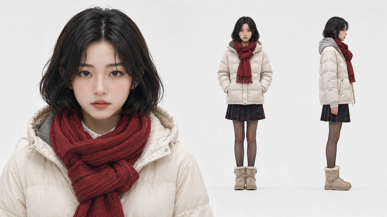 Image 3: Woman B's identity and clothing.